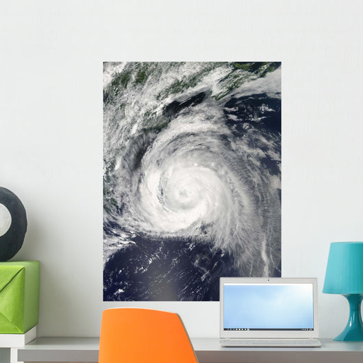 Hurricane Bill off East Wall Decal