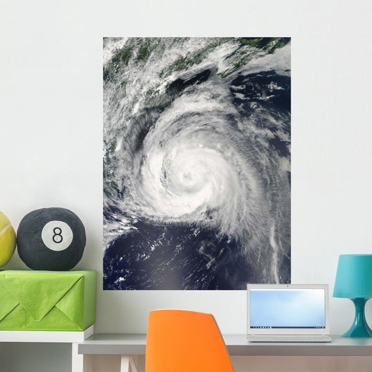 Hurricane Bill off East Wall Decal