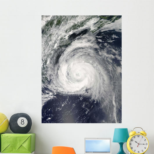 Hurricane Bill off East Wall Decal
