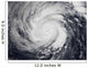 Typhoon Faxai Western Pacific Wall Decal