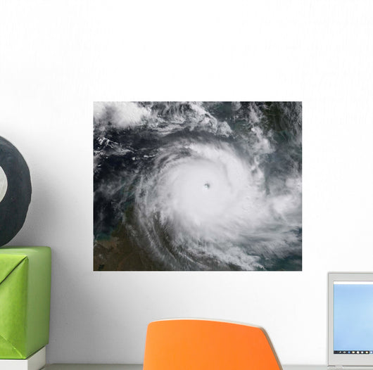 Cyclone Monica South Pacific Wall Decal