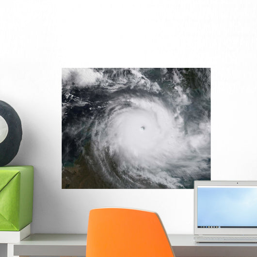 Cyclone Monica South Pacific Wall Decal
