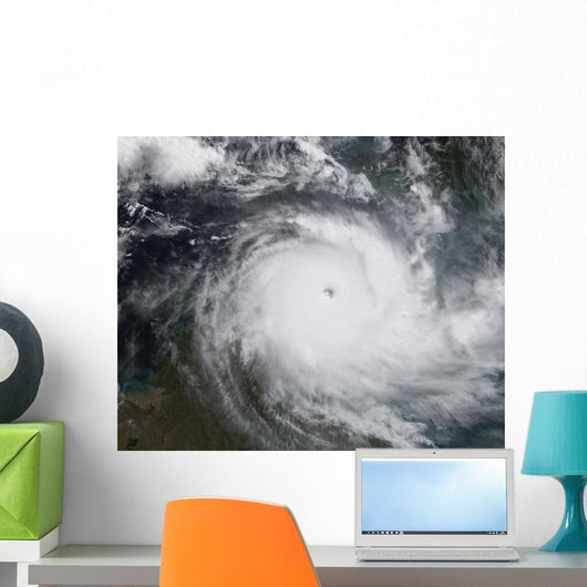 Cyclone Monica South Pacific Wall Decal