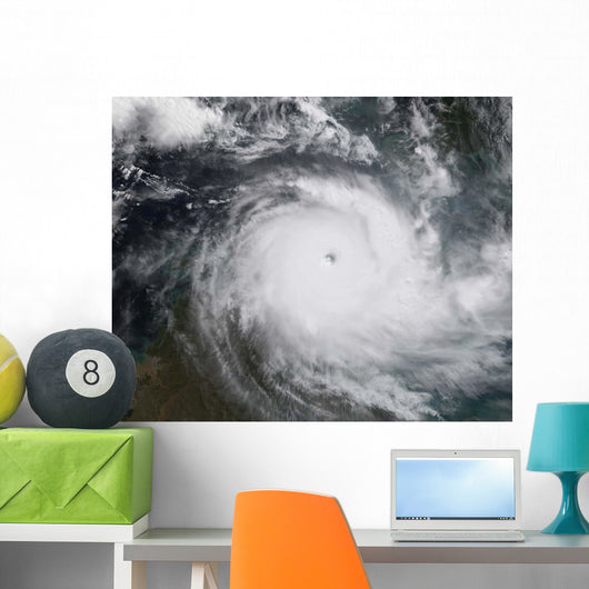 Cyclone Monica South Pacific Wall Decal