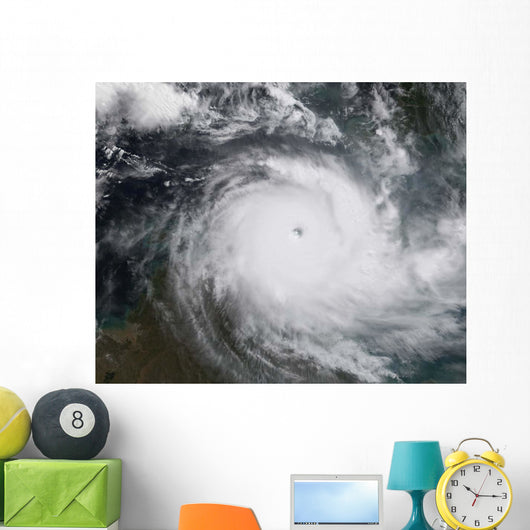 Cyclone Monica South Pacific Wall Decal
