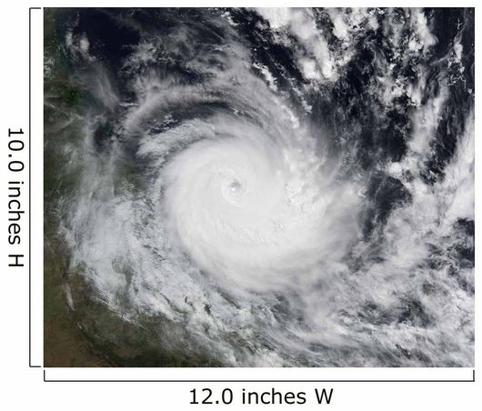 Severe Tropical Cyclone Hamish Wall Decal
