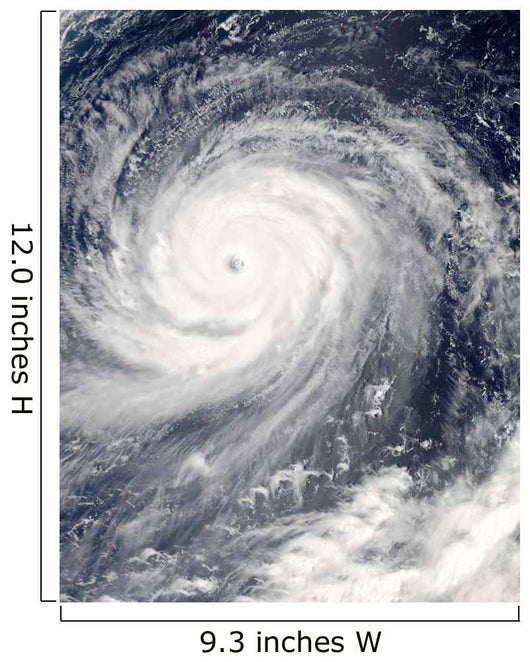 Typhoon Choi-wan West Mariana Wall Decal