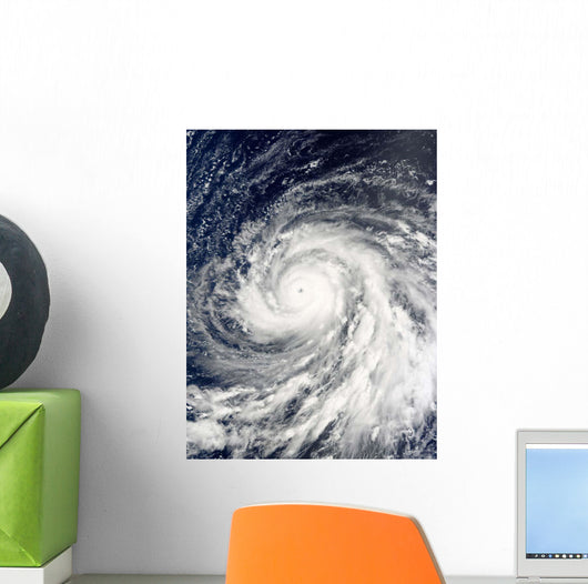 Super Typhoon Choi-wan over Wall Decal