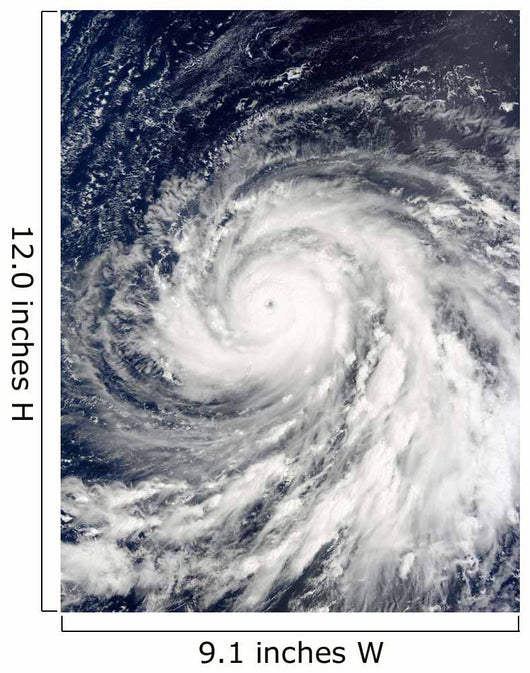 Super Typhoon Choi-wan over Wall Decal