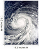 Super Typhoon Choi-wan over Wall Decal