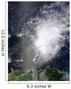 Tropical Storm Erika over Wall Decal