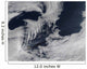 Ship-wave-shaped Clouds South Indian Wall Decal
