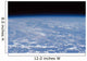 Oblique Horizon Earth's Atmosphere Wall Decal