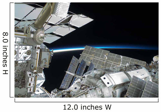 Portion International Space Station Wall Decal Design 3