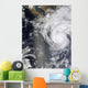 Hurricane Jimena over Baja Wall Decal