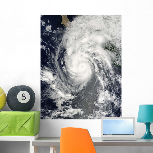 Hurricane Jimena Approaching Baja Wall Decal