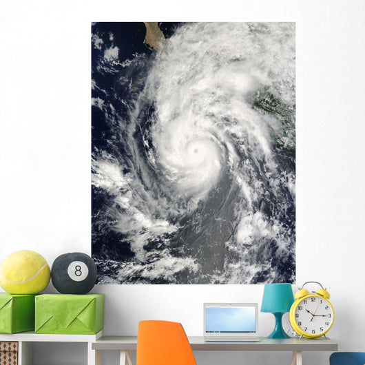 Hurricane Jimena Approaching Baja Wall Decal