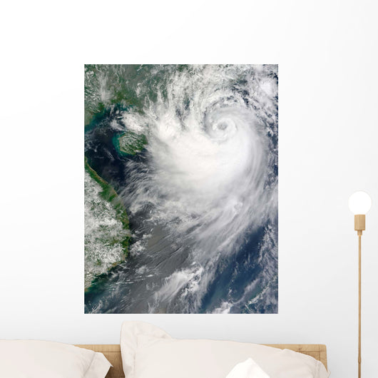 Tropical Storm Koppu Nearing Wall Decal