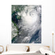 Tropical Storm Koppu Nearing Wall Decal