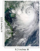Tropical Storm Koppu Nearing Wall Decal