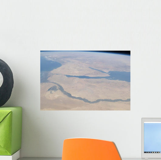 Aerial Egypt and Sinai Wall Decal