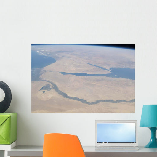 Aerial Egypt and Sinai Wall Decal