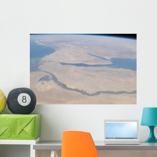 Aerial Egypt and Sinai Wall Decal