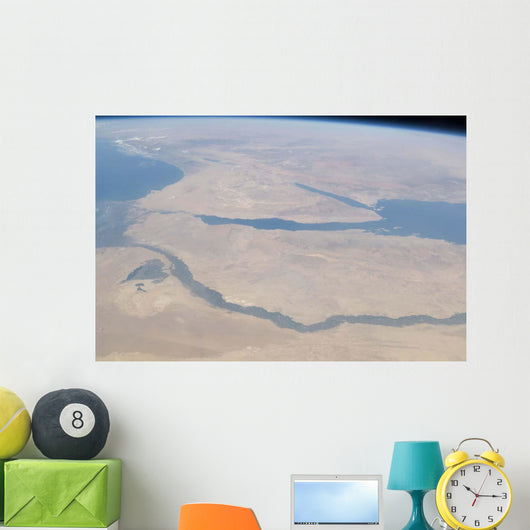Aerial Egypt and Sinai Wall Decal