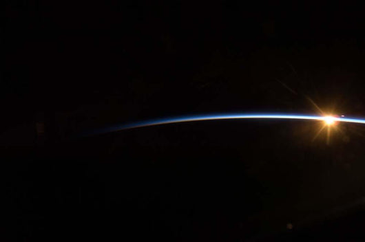Sunrise as Viewed Space Wall Decal