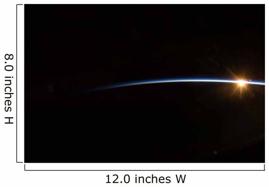 Sunrise as Viewed Space Wall Decal