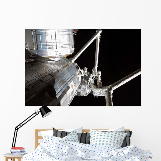 Robotic Arm Japanese Experiment Wall Decal Design 2