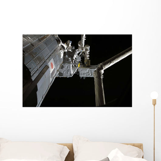 Robotic Arm Japanese Experiment Wall Decal Design 1