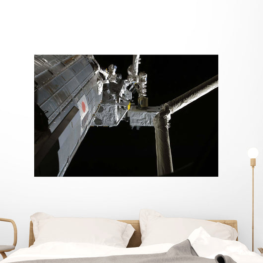 Robotic Arm Japanese Experiment Wall Decal Design 1