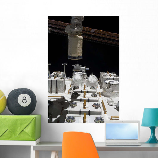 Japanese Experiment Module Exposed Wall Decal Design 1