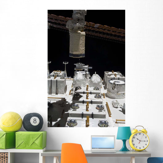Japanese Experiment Module Exposed Wall Decal Design 1