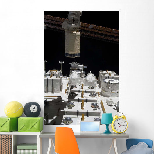 Japanese Experiment Module Exposed Wall Decal Design 1