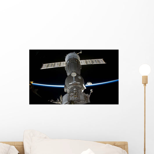 Earth's Limb Intersects Soyuz Wall Decal