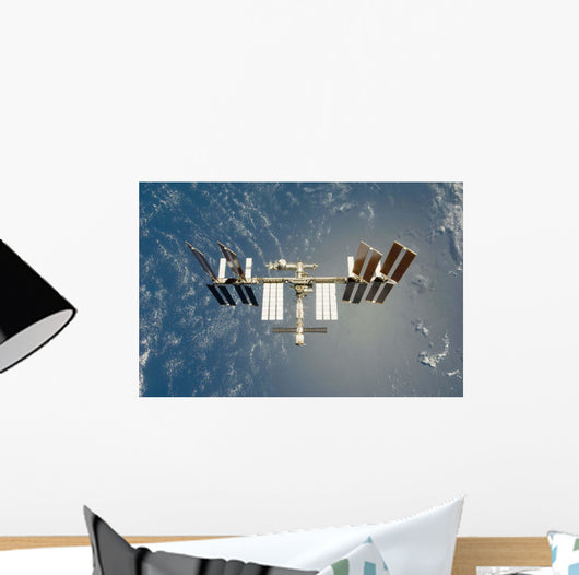 International Space Station Backdropped Wall Decal Design 15