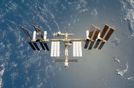 International Space Station Backdropped Wall Decal Design 15