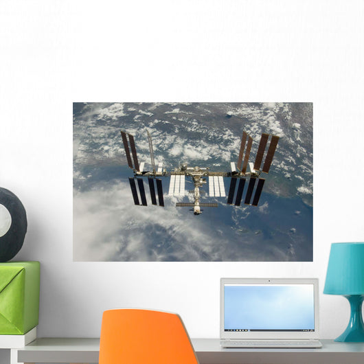 International Space Station Backdropped Wall Decal Design 14