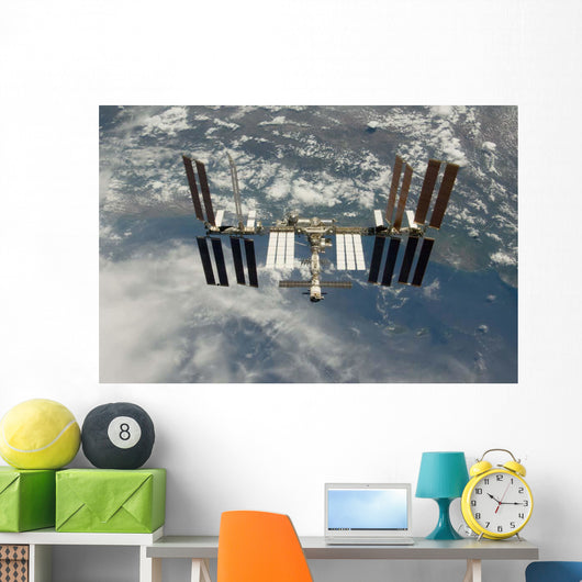 International Space Station Backdropped Wall Decal Design 14