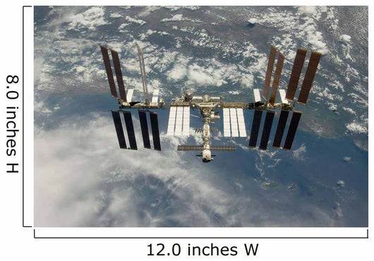 International Space Station Backdropped Wall Decal Design 14