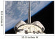 Partial Space Shuttle Endeavour Wall Decal Design 1