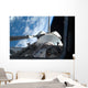 Space Shuttle Discovery Backdropped Wall Decal Design 2