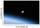 Gibbous Moon Visible above Wall Decal Design 2