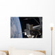 Space Shuttle Discovery Backdropped Wall Decal Design 1