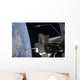 Space Shuttle Discovery Backdropped Wall Decal Design 1