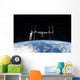 International Space Station Backdropped Wall Decal Design 12