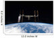 International Space Station Backdropped Wall Decal Design 12