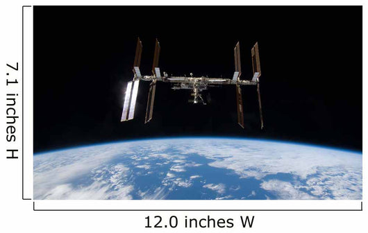 International Space Station Backdropped Wall Decal Design 11